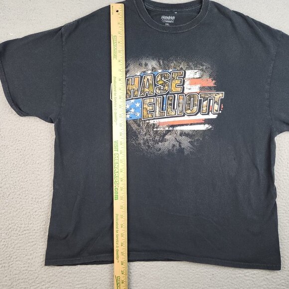 Chase Elliott #9 NASCAR Camo Graphic Shirt Hendrick Motorsports Black Men's 2XL - Picture 6 of 11